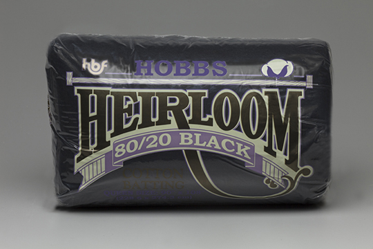 Hobbs Heirloom® Premium 80/20 Black Cotton Blend Batting (image)