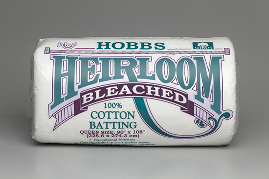 Hobbs 72 x 90-Inch Twin Heirloom Premium Cotton Batting, White